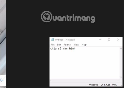 Hiện&nbsp;màn&nbsp;hình&nbsp;chia&nbsp;sẻ&nbsp;