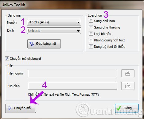 Nhấn&nbsp;Chuyển&nbsp;mã&nbsp;để&nbsp;chuyển&nbsp;mã&nbsp;phông&nbsp;chữ