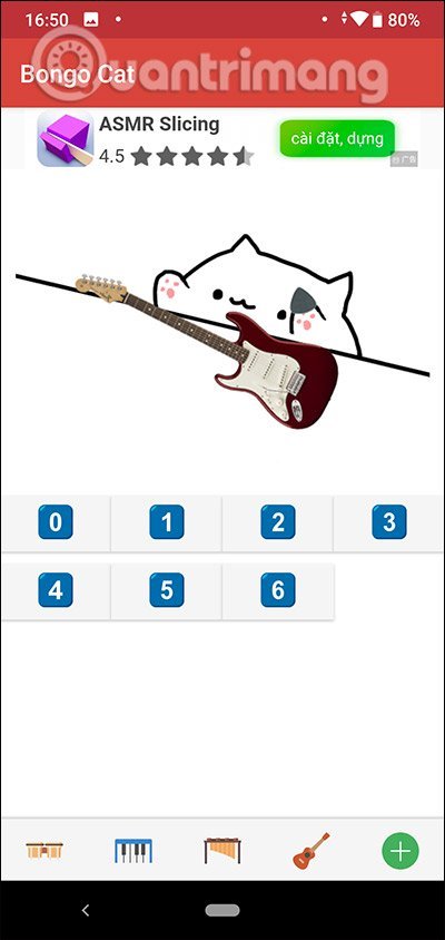 Tạo beat nhạc cho ghita