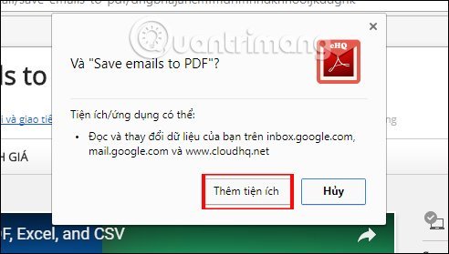 Thêm&nbsp;tiện&nbsp;ích&nbsp;Save&nbsp;emails&nbsp;to&nbsp;PDF
