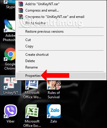 Giao&nbsp;diện&nbsp;Properties&nbsp;Unikey&nbsp;