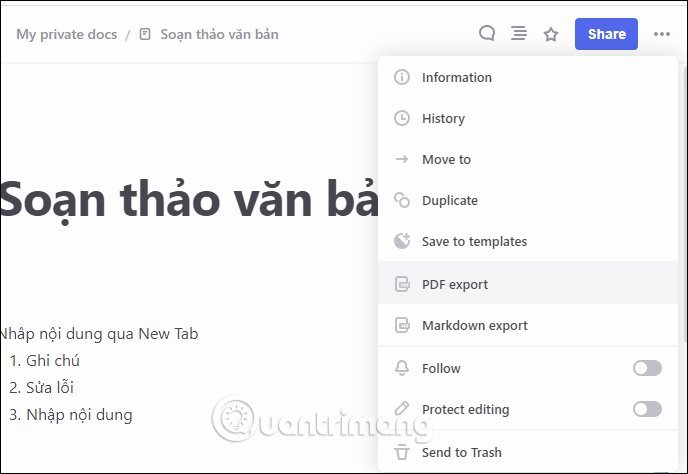 Tùy&nbsp;chọn&nbsp;tài&nbsp;liệu
