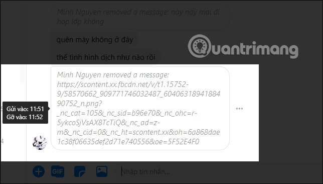 Cách xem tin nhắn đã gỡ trên Messenger