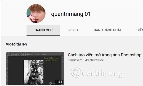 Cách xóa kênh YouTube tạm thời