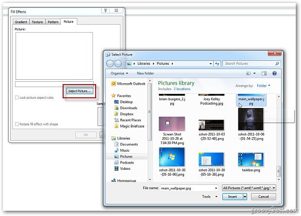 Gán thêm ảnh Background vào email trong Outlook
