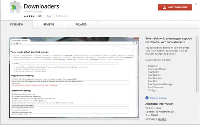 Extension&nbsp;Downloaders