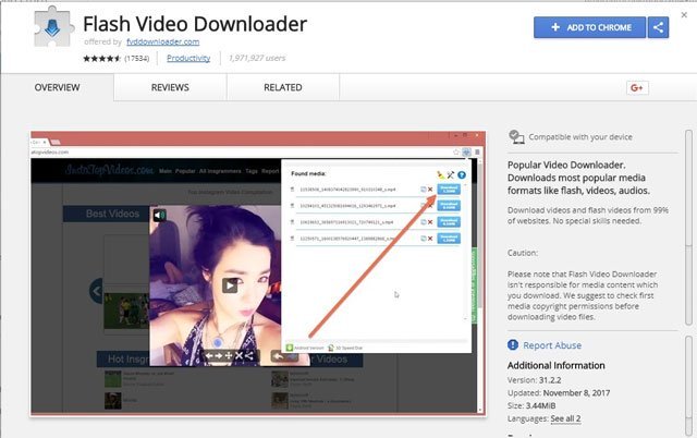 Extension&nbsp;Flash&nbsp;Video&nbsp;Downloader