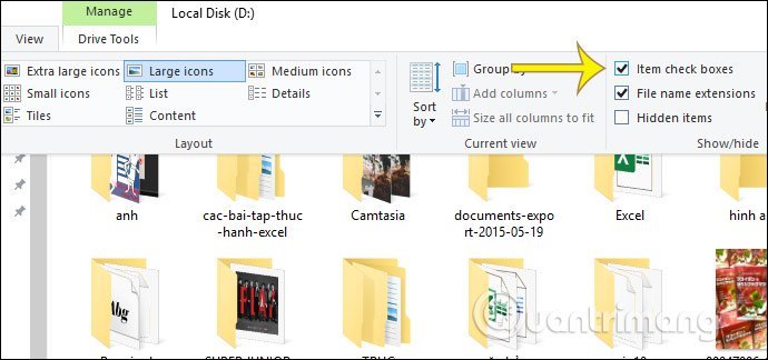 Bật&nbsp;ô&nbsp;checkbox&nbsp;