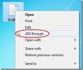 Phần mềm AES Crypt