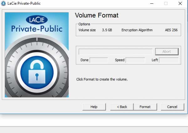 Phần mềm LaCie Private-Public