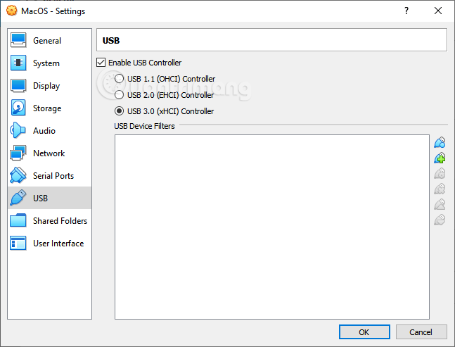 Chọn&nbsp;USB&nbsp;3.0