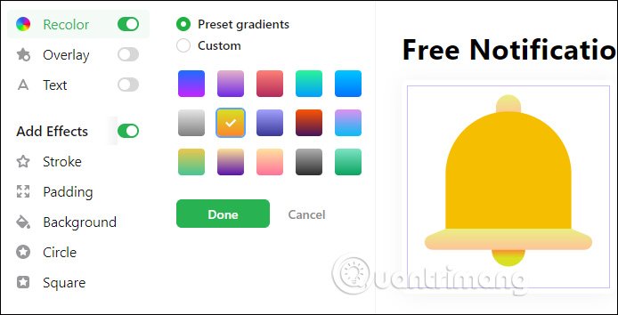 Thay&nbsp;đổi&nbsp;icon