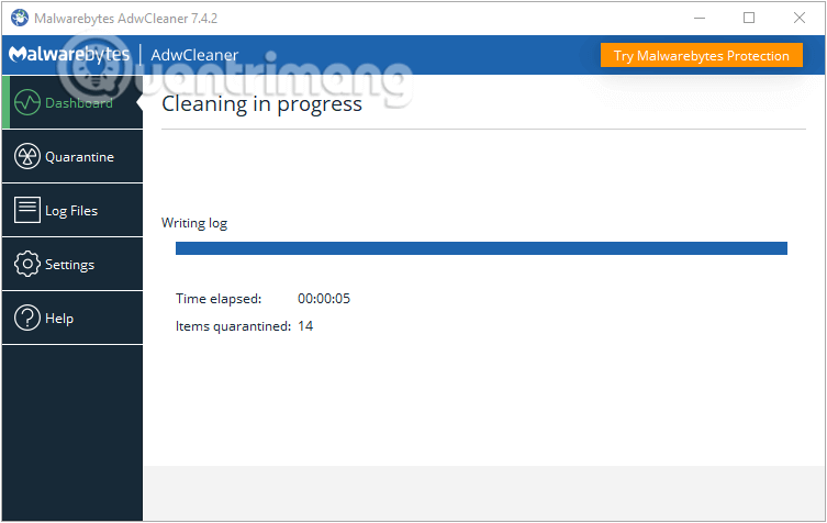 AdwCleaner dọn dẹp máy tính của bạn