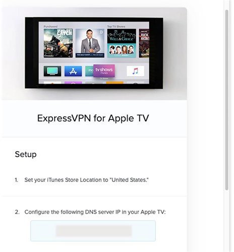 Sử dụng ExpressVPN trên Apple TV