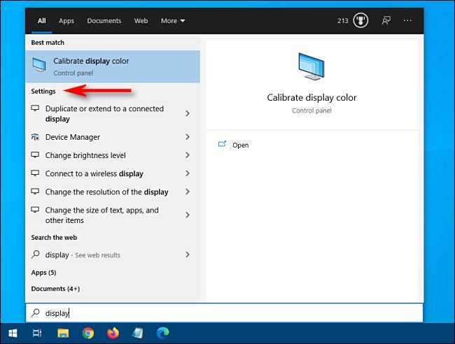 Cách tìm nhanh cài đặt hệ thống cụ thể trên Windows 10 2 Nhấp vào tiêu đề