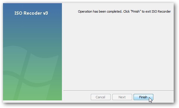 Nhấp&nbsp;vào&nbsp;Finish&nbsp;để&nbsp;đóng&nbsp;ISO&nbsp;Recorder.