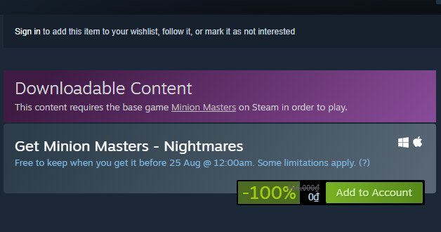 Mời tải game Minion Masters: Nightmares miễn phí trên Steam