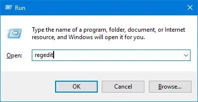 Thủ thuật ngăn Windows tự động update các driver cụ thể 12 Nhập regedit và nhấn nút Enter để mở Registry Editor