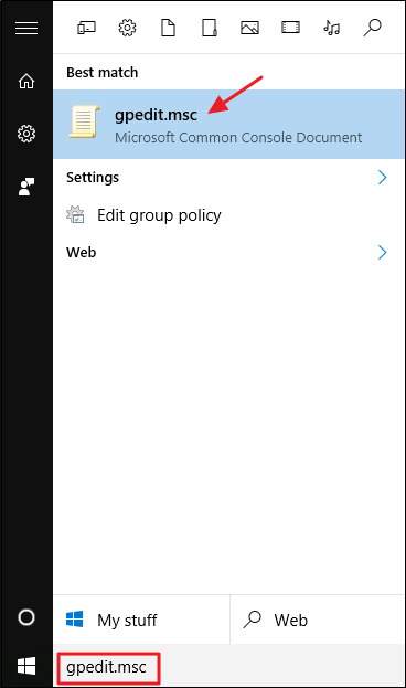 mở&nbsp;Group&nbsp;Policy&nbsp;Editor