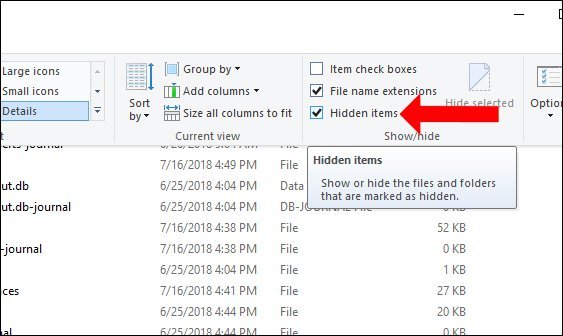Hiển&nbsp;thị&nbsp;thư&nbsp;mục