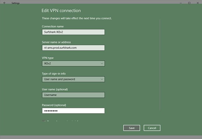 Cách thiết lập IKEv2 IPsec trên Windows