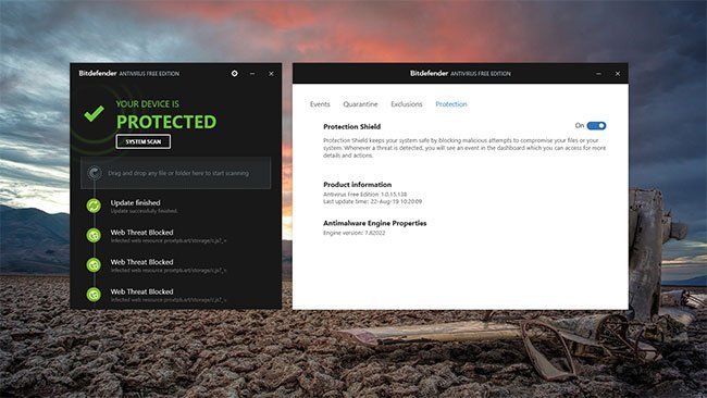 Đánh giá Bitdefender Antivirus Free Edition: Gọn nhẹ, đầy đủ tính năng
