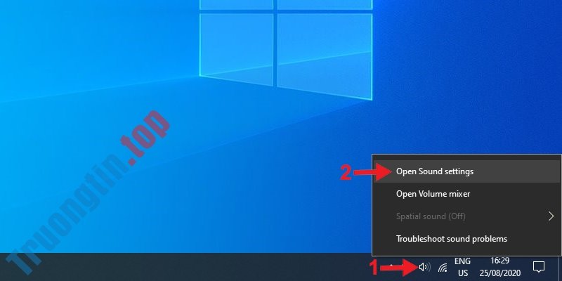 Open Sound Settings