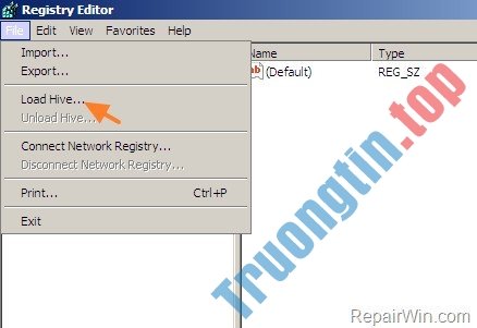 Từ&nbsp;Menu&nbsp;File&nbsp;