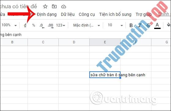 Định&nbsp;dạng&nbsp;ô&nbsp;