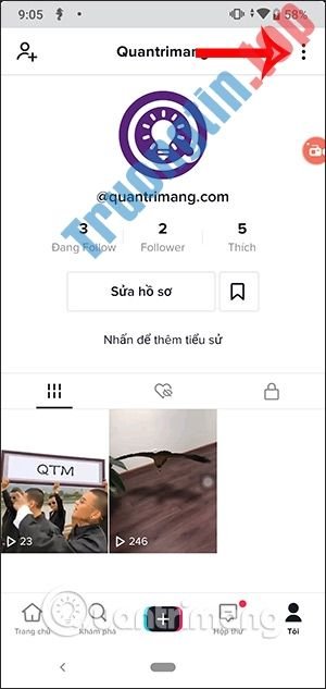 Truy&nbsp;cập&nbsp;Cài&nbsp;đặt