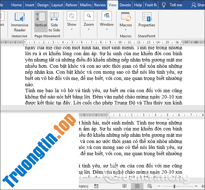 Tách&nbsp;2&nbsp;văn&nbsp;bản