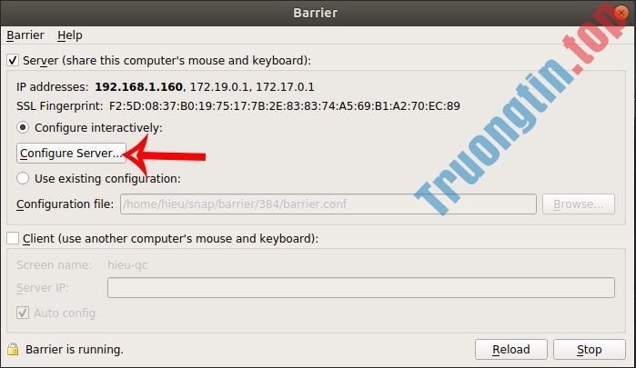Configure&nbsp;Server