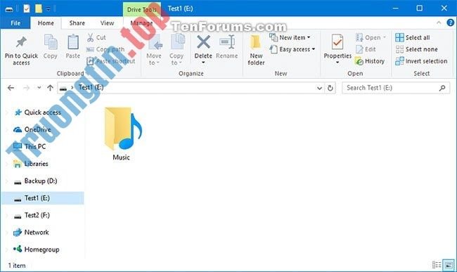 Cách di chuyển vị trí thư mục Music trong Windows 10