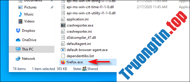 Cách nhanh chóng xác định vị trí file EXE của chương trình trên Windows 10