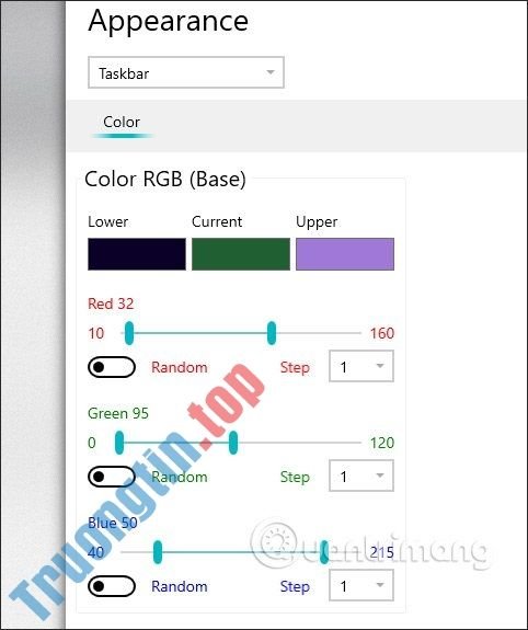 Tùy&nbsp;chọn&nbsp;thiết&nbsp;lập&nbsp;màu&nbsp;