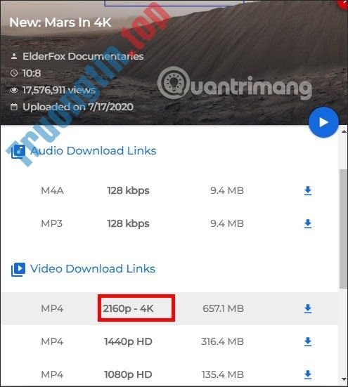 Chọn&nbsp;độ&nbsp;phân&nbsp;giải