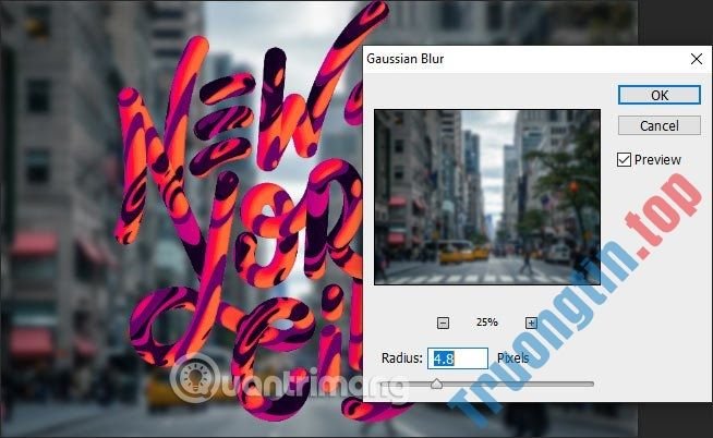 Chọn&nbsp;mức&nbsp;độ&nbsp;làm&nbsp;mờ&nbsp;