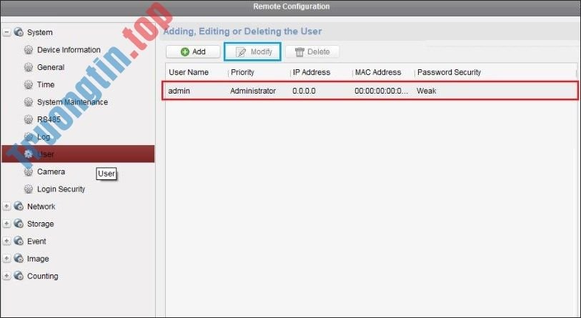 Đổi&nbsp;mật&nbsp;khẩu&nbsp;camera&nbsp;Hikvision