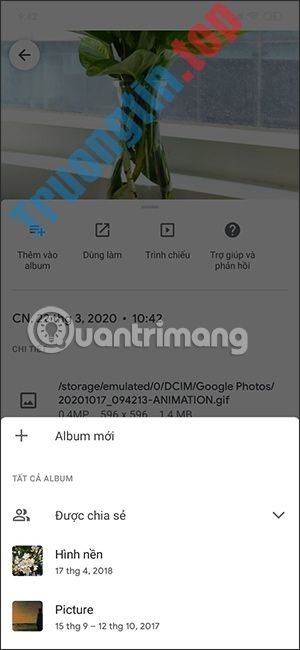 Cách tạo ảnh động trên Google Photos