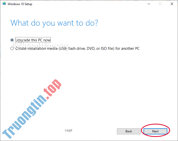 Cập&nbsp;nhật&nbsp;Windows&nbsp;10&nbsp;qua&nbsp;Media