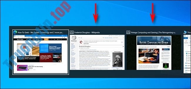 Cách hiển thị tất cả các tab trình duyệt trong Alt+Tab trên Windows 10