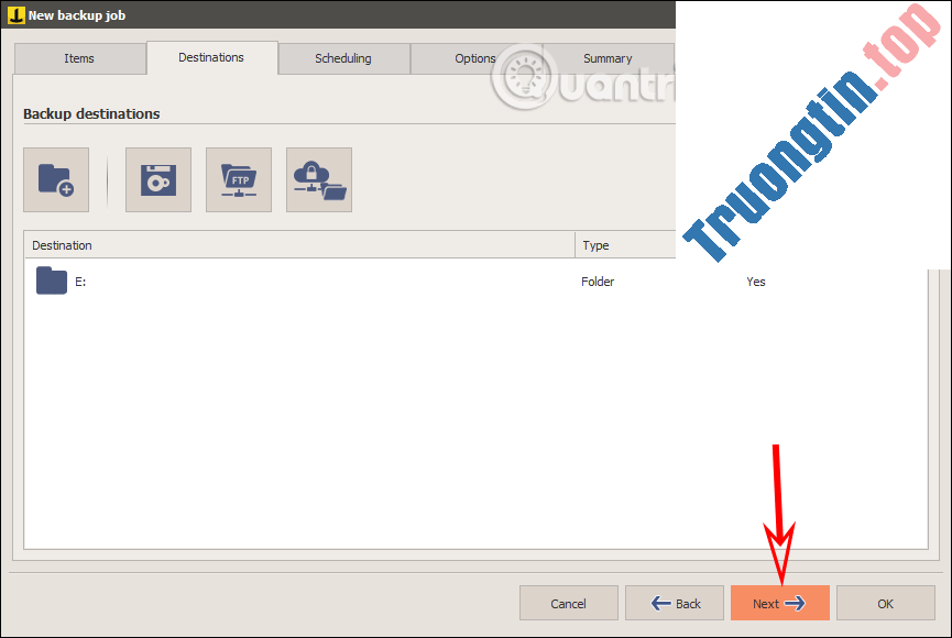 Thư&nbsp;mục&nbsp;lưu&nbsp;file&nbsp;sao&nbsp;lưu&nbsp;