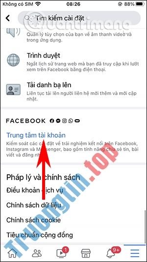 Trung&nbsp;tâm&nbsp;tài&nbsp;khoản