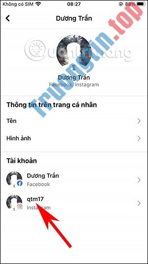 Tài&nbsp;khoản&nbsp;Instagram&nbsp;
