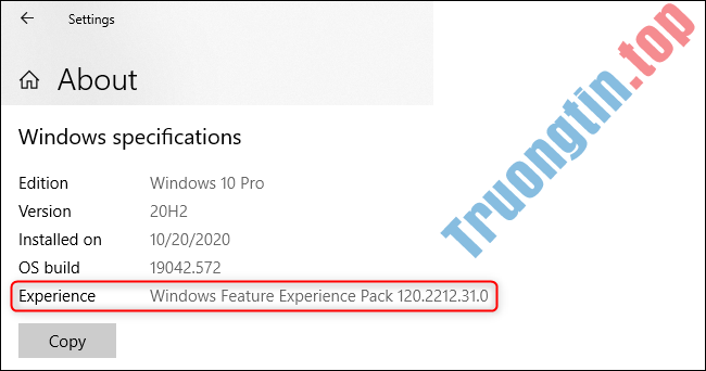“Windows&nbsp;Feature&nbsp;Experience&nbsp;Pack”&nbsp;đã&nbsp;được&nbsp;cài&nbsp;đặt&nbsp;trên&nbsp;hệ&nbsp;thống&nbsp;của&nbsp;bạn