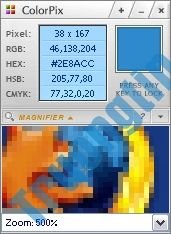 ColorPix&nbsp;hỗ&nbsp;trợ&nbsp;phóng&nbsp;to&nbsp;điểm&nbsp;ảnh