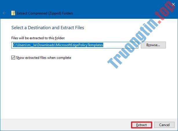 Nhấp&nbsp;vào&nbsp;nút&nbsp;Extract