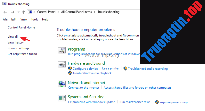 Click&nbsp;chọn&nbsp;View&nbsp;all