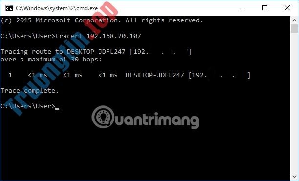 Lệnh&nbsp;Tracert