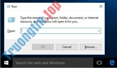 Mở&nbsp;hộp&nbsp;thoại&nbsp;Run&nbsp;
